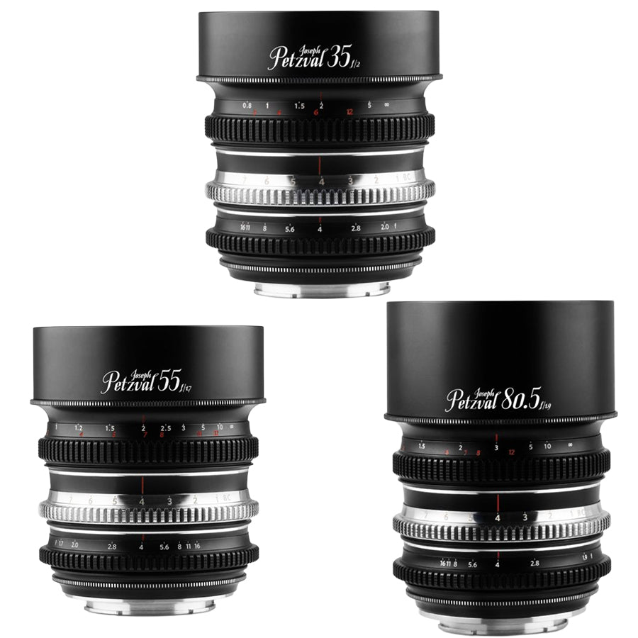 Kit Lomography Joseph Petzval Bokeh Control - 3 Lentes 35mm+55mm+80.5mm - Sony E-mount - Foto 1