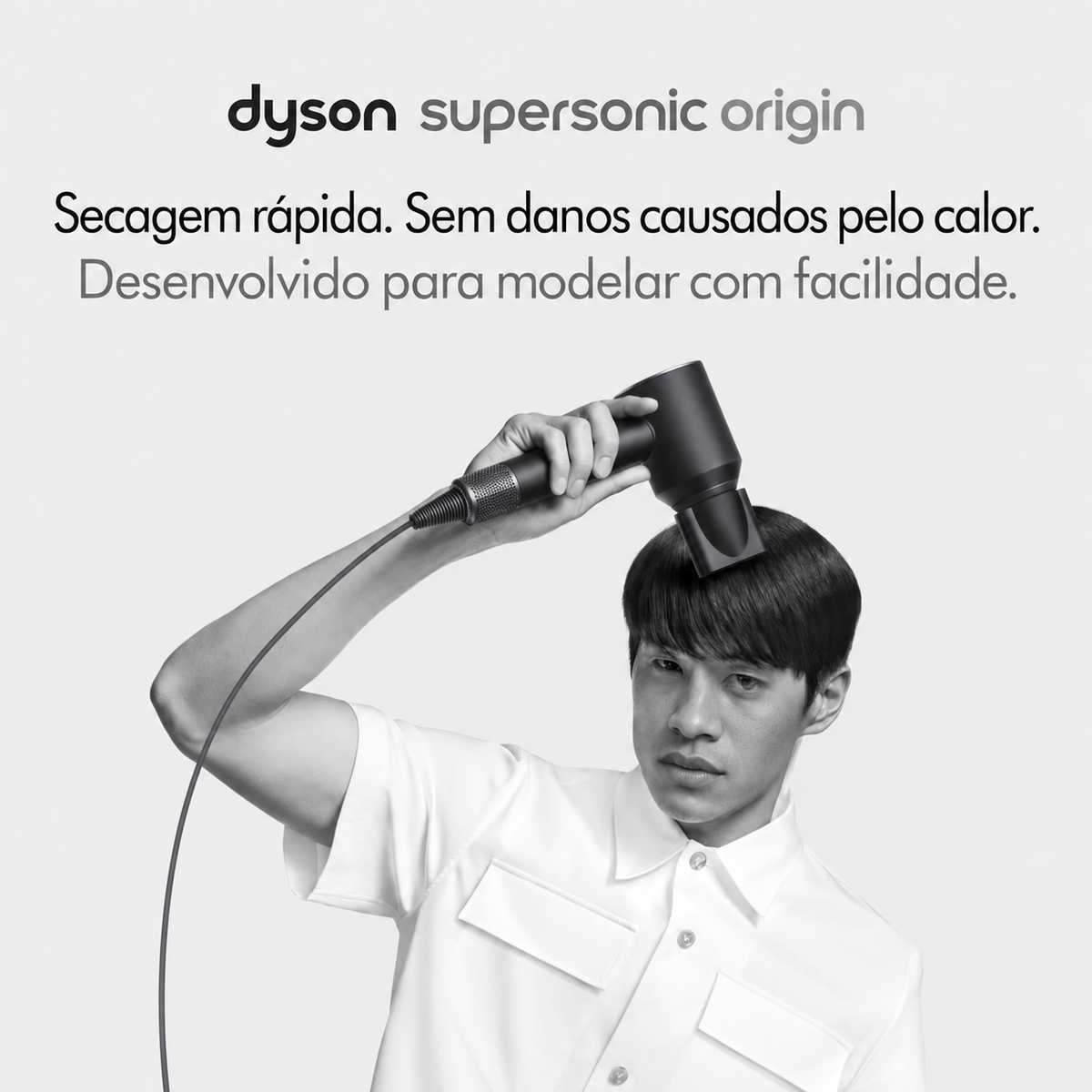 Secador Dyson Supersonic Origin Preto/Níquel 1600W - Original EUA - Foto 2