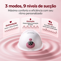 Momcozy M5 Smart Bomba Tira-Leite Wearable com App - 3 Modos 9 Níveis - Foto 2