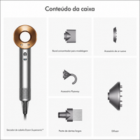 Secador Dyson Supersonic Completo Níquel/Cobre 1600W - 5 Acessórios - Imagem 2