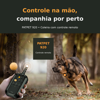 PATPET Model 920 - Coleira de Treinamento para Caes com Controle Remoto - Foto 2