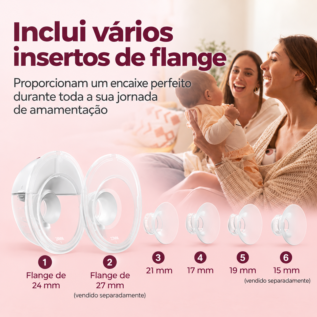 Momcozy M5 Smart Bomba Tira-Leite Wearable com App - 3 Modos 9 Níveis - Foto 3
