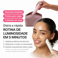 Medicube AGE-R Mini Booster Pro Plus - Aparelho Facial LED 3 em 1 Coreano - Foto 4