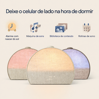 Hatch Restore 3 - Despertador Inteligente Com Luz Do Amanhecer, Som e Rotina De Sono (Putty) - Foto 4