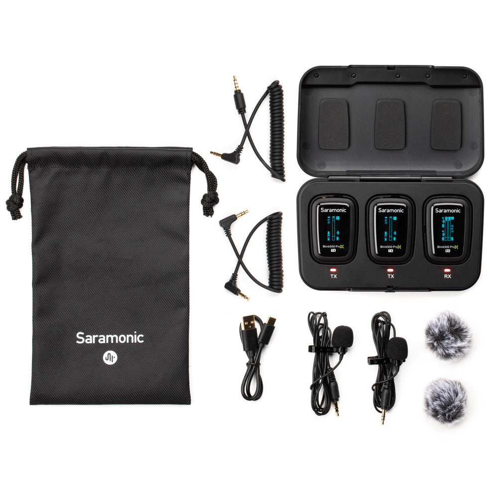Saramonic Blink500 ProX B2 - Sistema de Microfone Sem Fio 2.4GHz (2 TX + 1 RX) - Foto 5