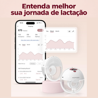 Momcozy M5 Smart Bomba Tira-Leite Wearable com App - 3 Modos 9 Níveis - Foto 7
