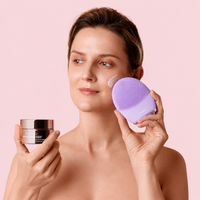FOREO LUNA 3 Roxo - Escova de Limpeza Facial de Silicone para Pele Sensível - Foto 7