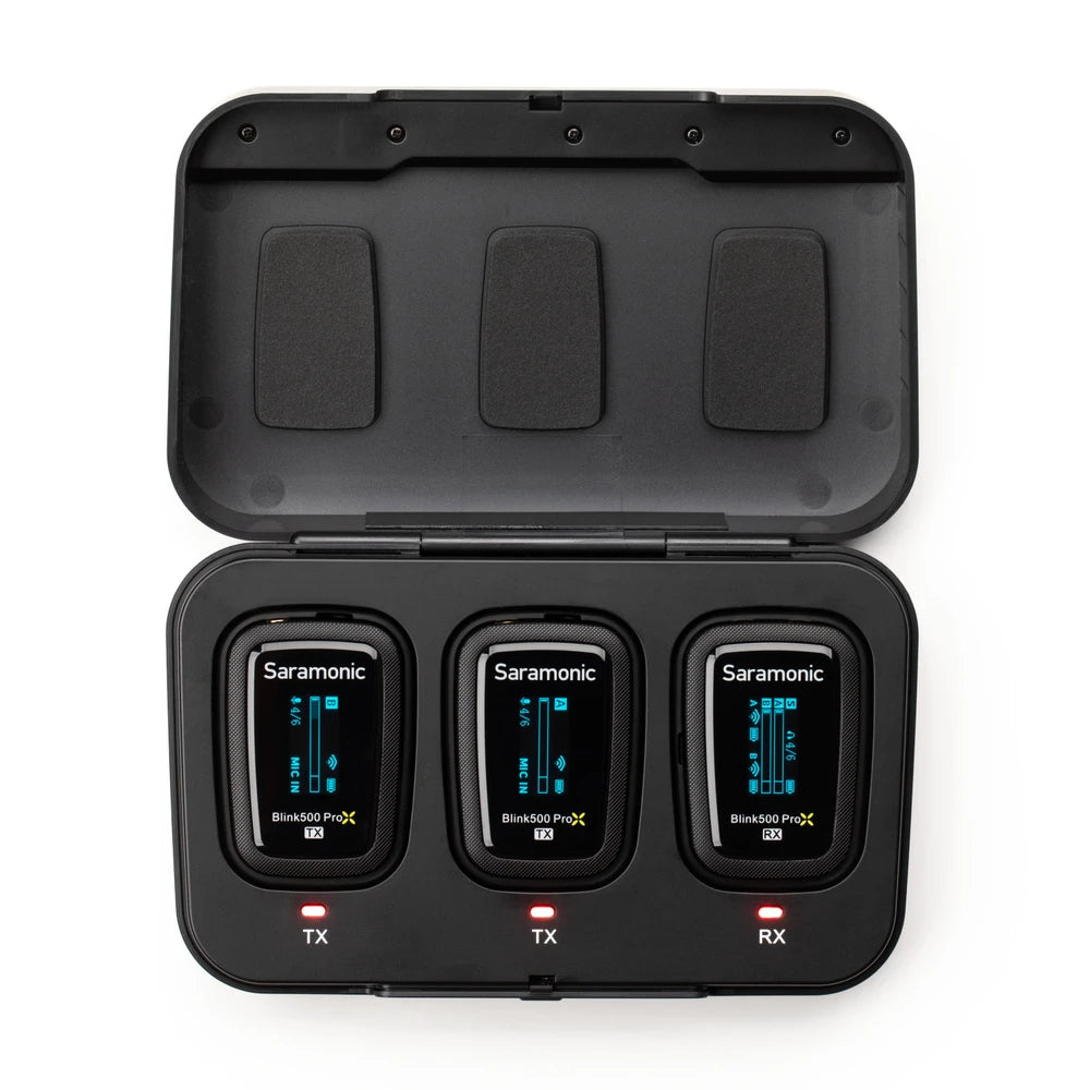 Saramonic Blink500 ProX B2 - Sistema de Microfone Sem Fio 2.4GHz (2 TX + 1 RX) - Foto 8