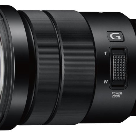 Imagem oficial/de catálogo do modelo Sony E PZ 18-105mm F4 G OSS SELP18105G; não representa a unidade específica.