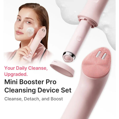 Medicube Age-R Booster Cleanser Head - detalhe da cabeça de limpeza sônica