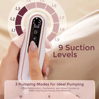 Momcozy V2 Pro - em uso presa à roupa