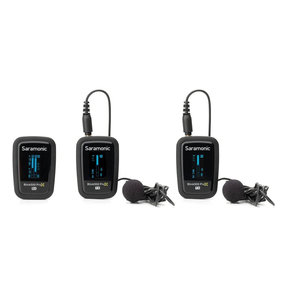Saramonic Blink500 ProX B2 - Sistema de Microfone Sem Fio 2.4GHz (2 TX + 1 RX) - Foto 1