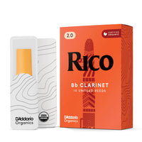 Palhetas Rico RCA1020 Clarinete Sib Bb Força 2.0 - Caixa com 10 Unidades - Foto 1