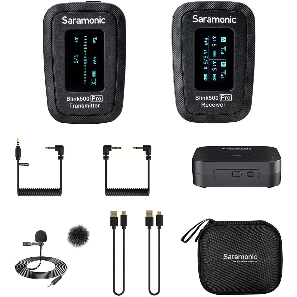 Saramonic Blink500 Pro B1 - Microfone sem fio, 1 TX + 1 RX - Foto 1