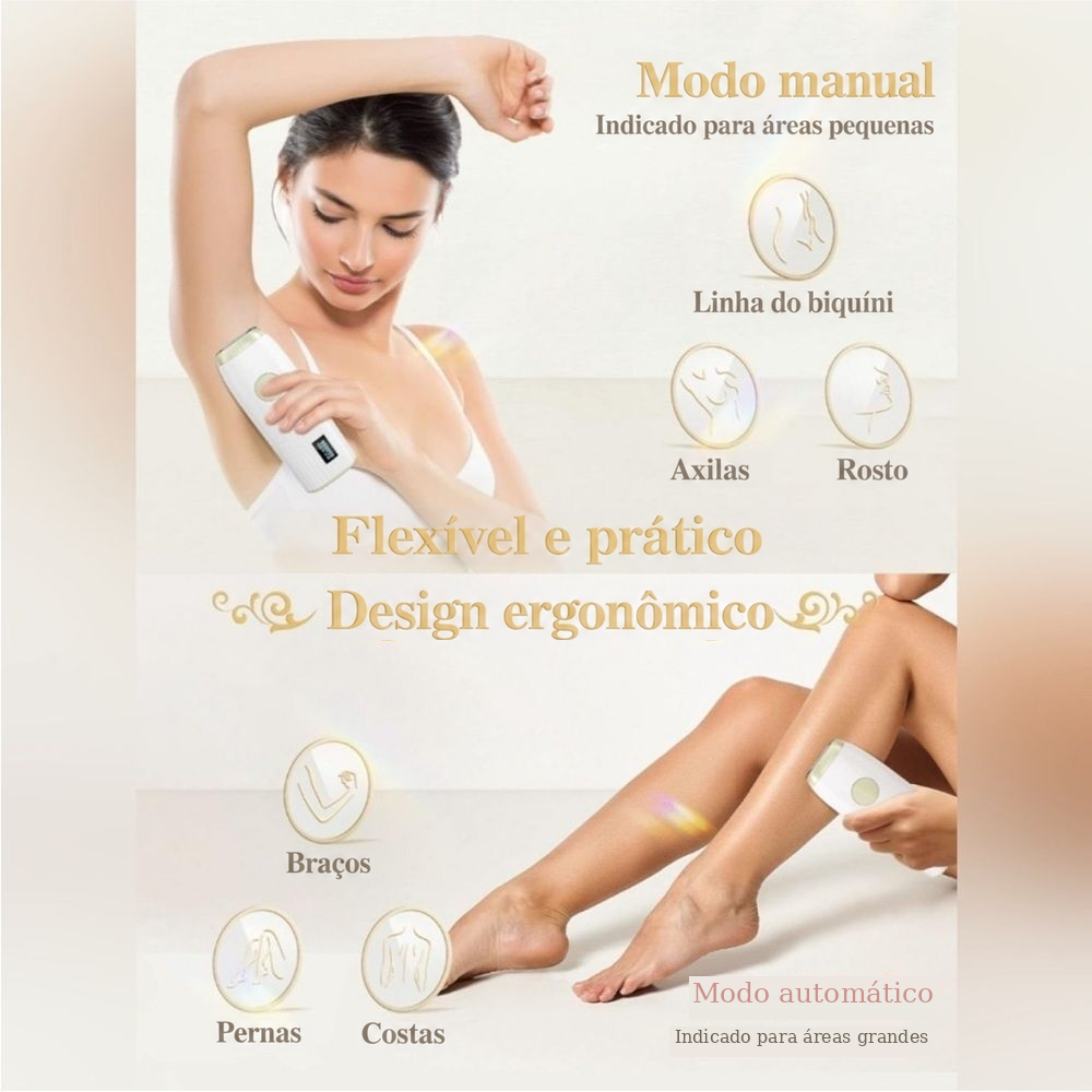 Sarlisi 2 em 1 - Depilador de Pelos Luz Pulsada e Skincare - Foto 2
