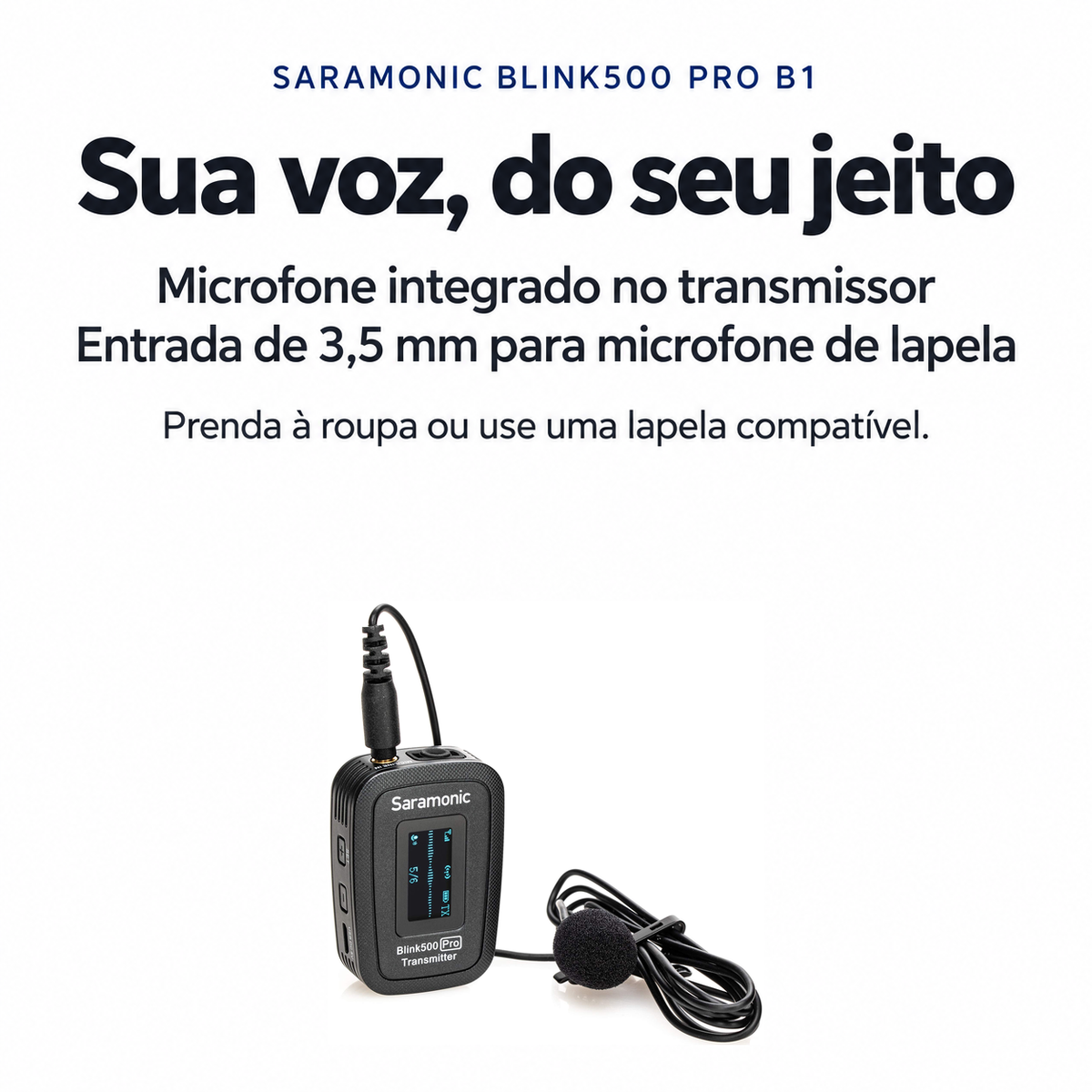 Saramonic Blink500 Pro B1 - Microfone sem fio, 1 TX + 1 RX - Foto 2