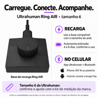 Ultrahuman Ring AIR - Tamanho 6 - Titanium - Foto 2