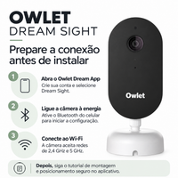 Monitor de Bebê Owlet Dream Sight 2K HD Wi-Fi com Visão Noturna - Foto 2