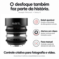 Kit Lomography Joseph Petzval Bokeh Control - 3 Lentes 35mm+55mm+80.5mm - Sony E-mount - Foto 3