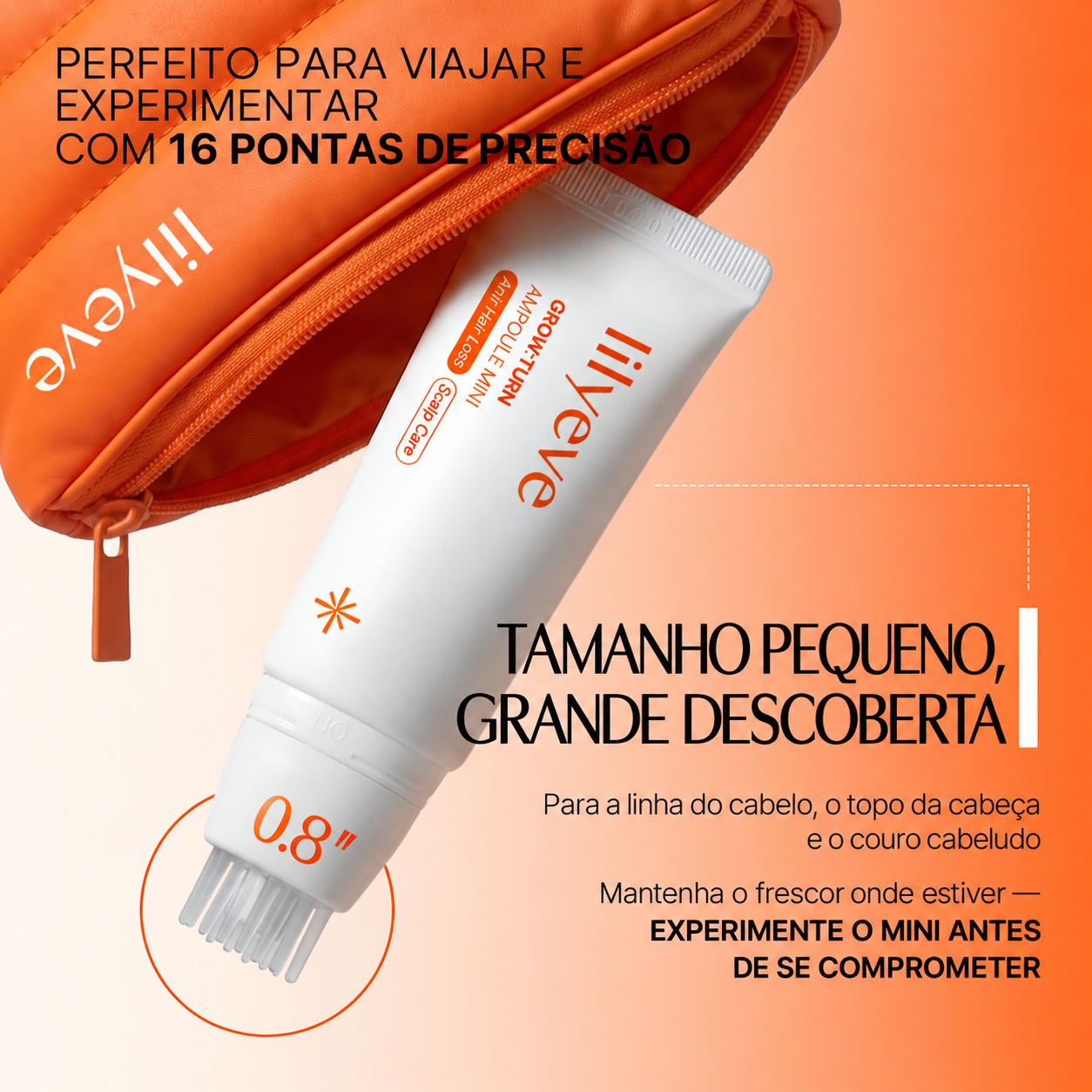 Lilyeve Grow:Turn Exosome Brush Ampoule 30ml - Ampola Antiqueda com Escova - Foto 4