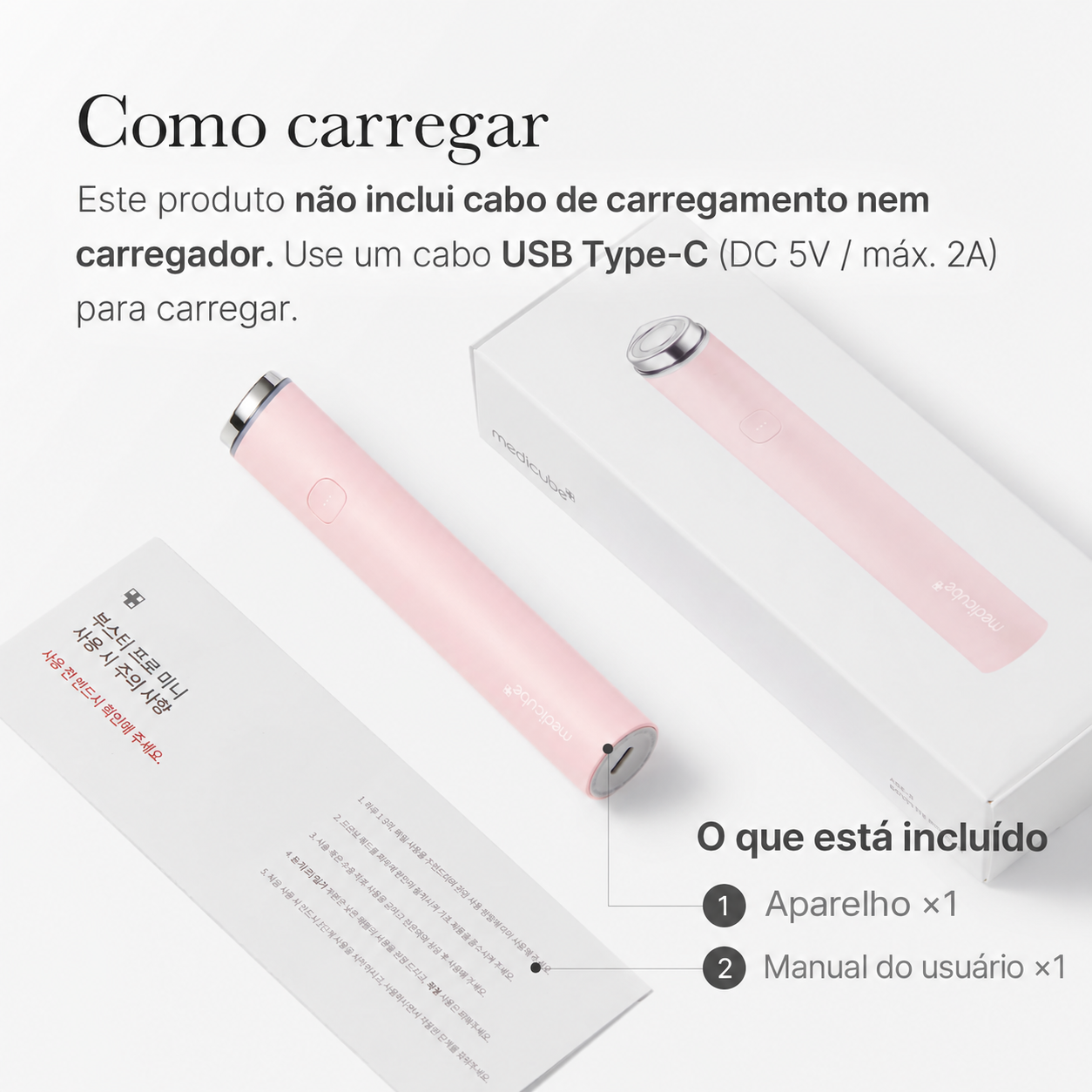 Medicube AGE-R Mini Booster Pro Plus BRANCO - Foto 4