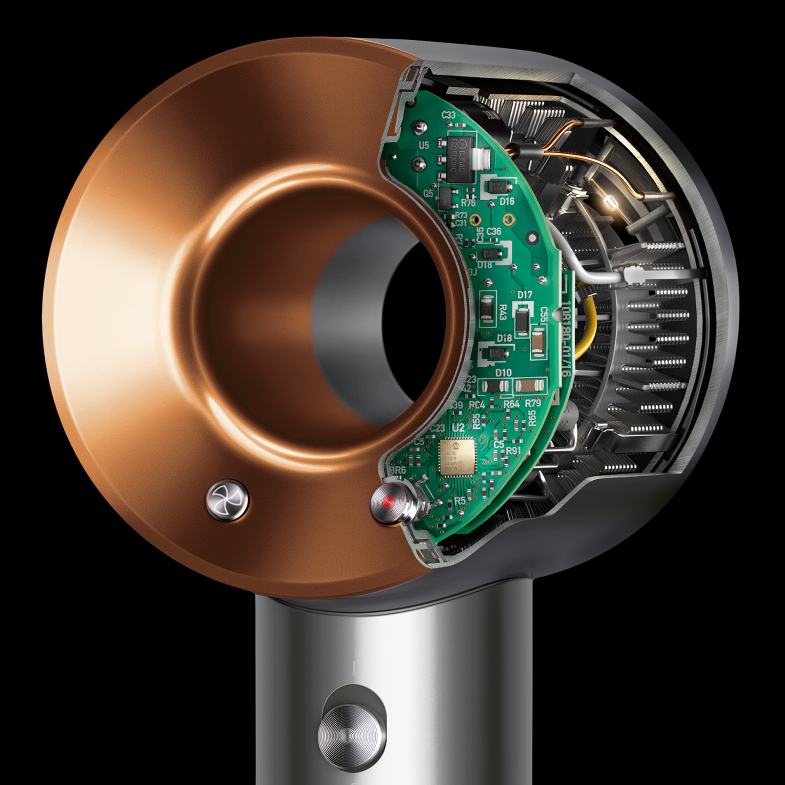 Secador Dyson Supersonic Origin Níquel/Cobre 1600W - Original EUA - Imagem 5