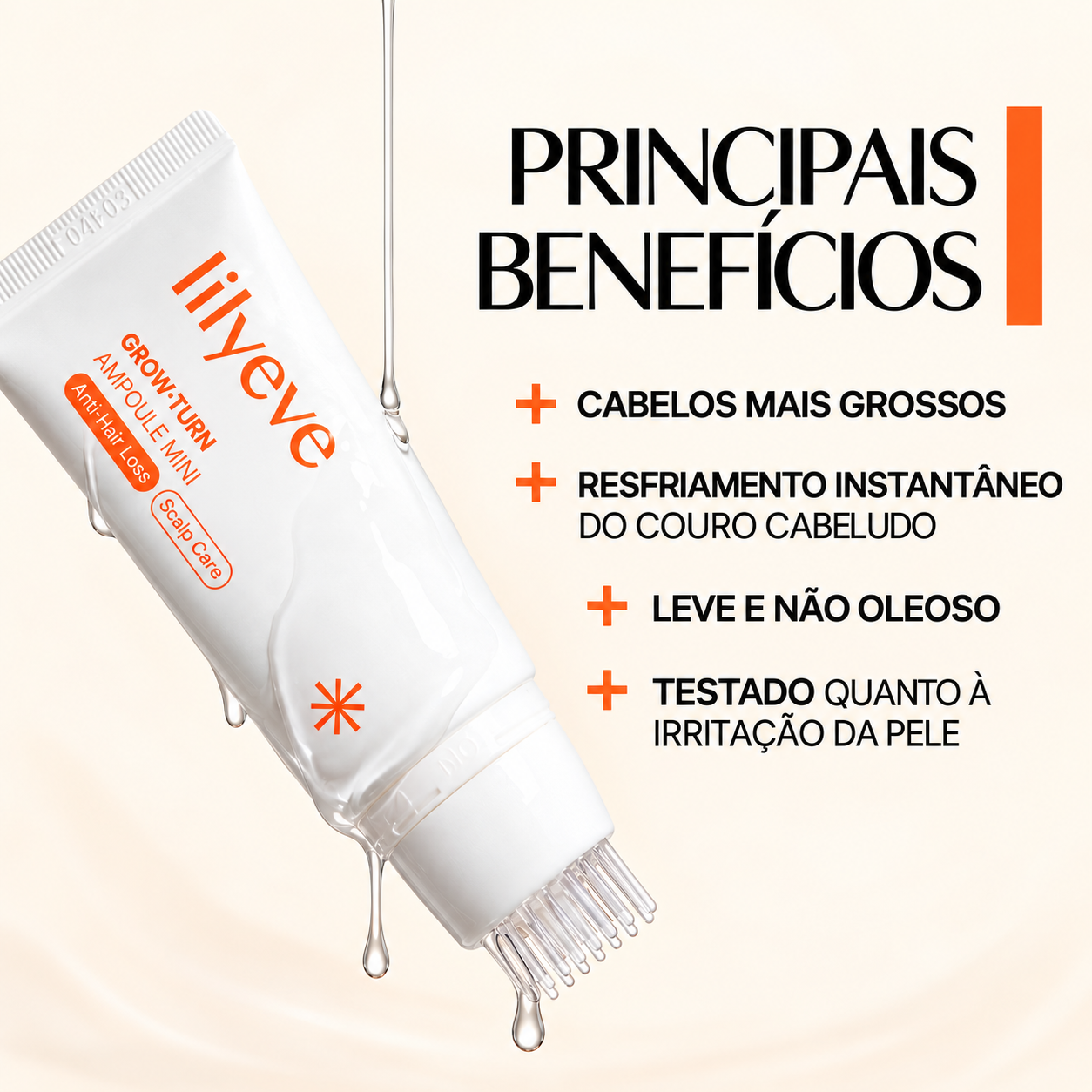Lilyeve Grow:Turn Exosome Brush Ampoule 30ml - Ampola Antiqueda com Escova - Foto 5