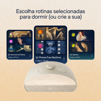 Hatch Restore 3 - Despertador Inteligente Com Luz Do Amanhecer, Som e Rotina De Sono (Putty) - Foto 5