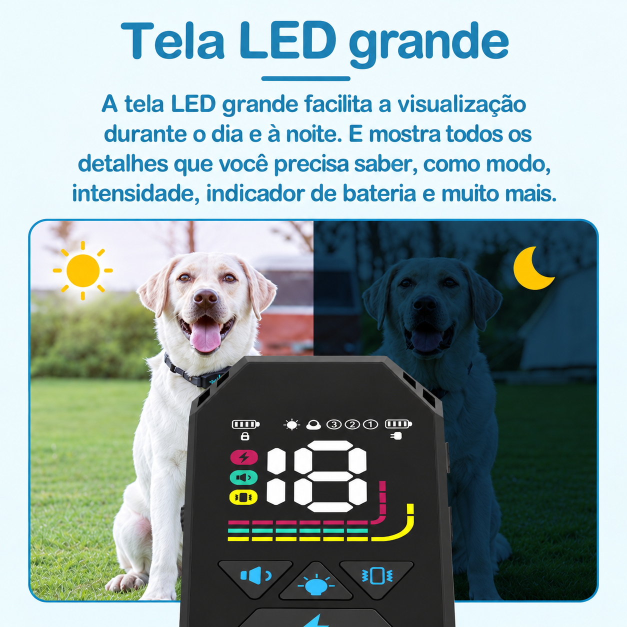 Coleira Antilatido MEGWR TF-X1 - À Prova D'água, Recarregável (Preto) - Foto 5