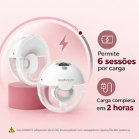 Momcozy M5 Smart Bomba Tira-Leite Wearable com App - 3 Modos 9 Níveis - Foto 6