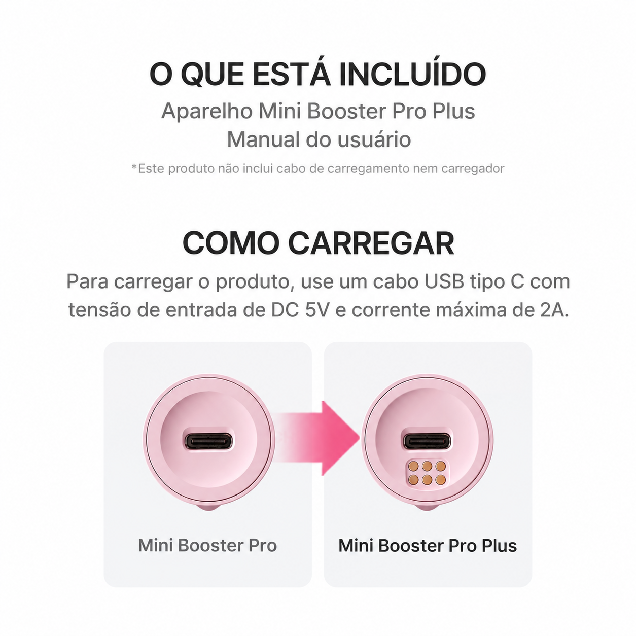 Medicube AGE-R Mini Booster Pro Plus - Aparelho Facial LED 3 em 1 Coreano - Foto 6