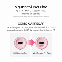 Medicube AGE-R Mini Booster Pro Plus - Aparelho Facial LED 3 em 1 Coreano - Foto 6