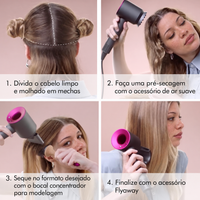 Secador Dyson Supersonic Completo Níquel/Cobre 1600W - 5 Acessórios - Imagem 7