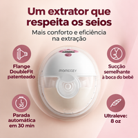Momcozy M5 Smart Bomba Tira-Leite Wearable com App - 3 Modos 9 Níveis - Foto 9