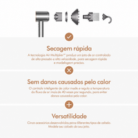 Secador Dyson Supersonic Completo Níquel/Cobre 1600W - 5 Acessórios - Imagem 9