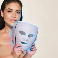 Máscara Facial LED Shark CryoGlow - detalhe da tecnologia criogênica