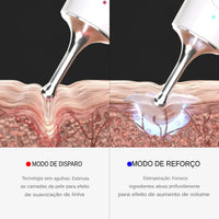 Medicube Age-R Line Shot - detalhe da cabeça esférica
