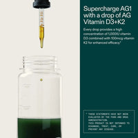 Vitamina D3 K2 AG1 - embalagem do produto