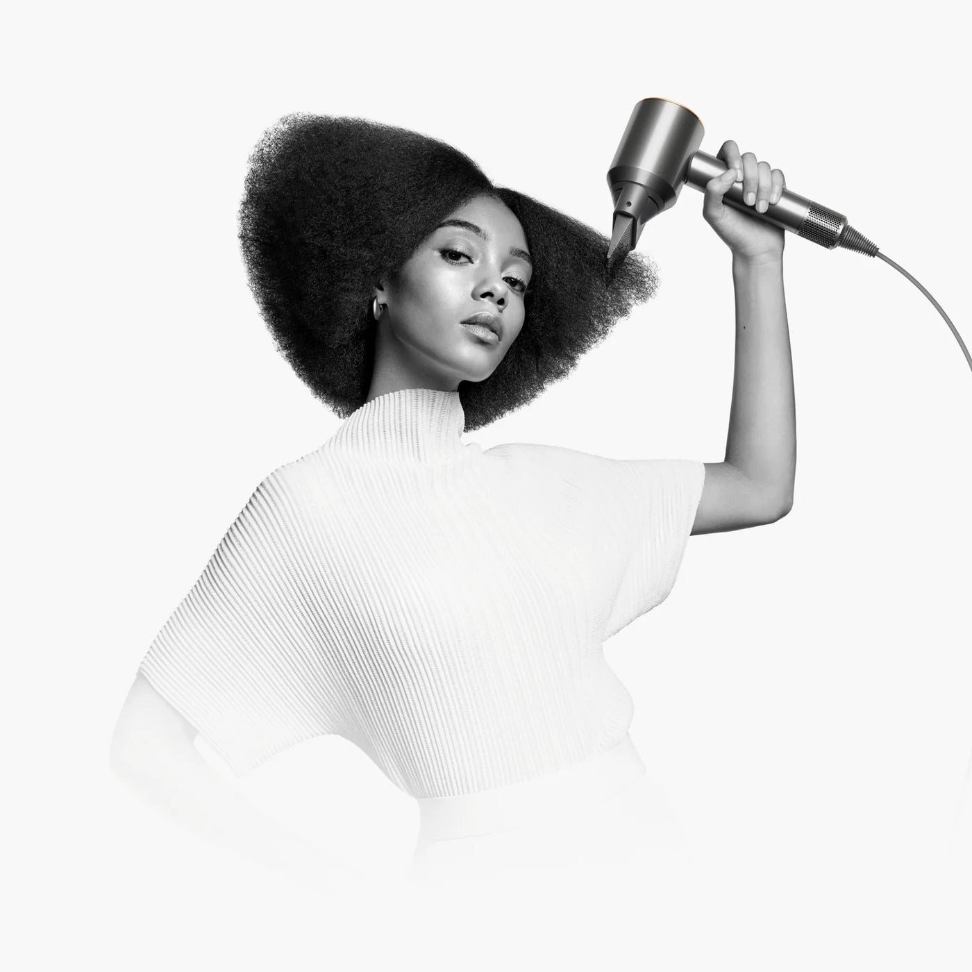 Dyson Supersonic Completo - uso do difusor em cabelo cacheado